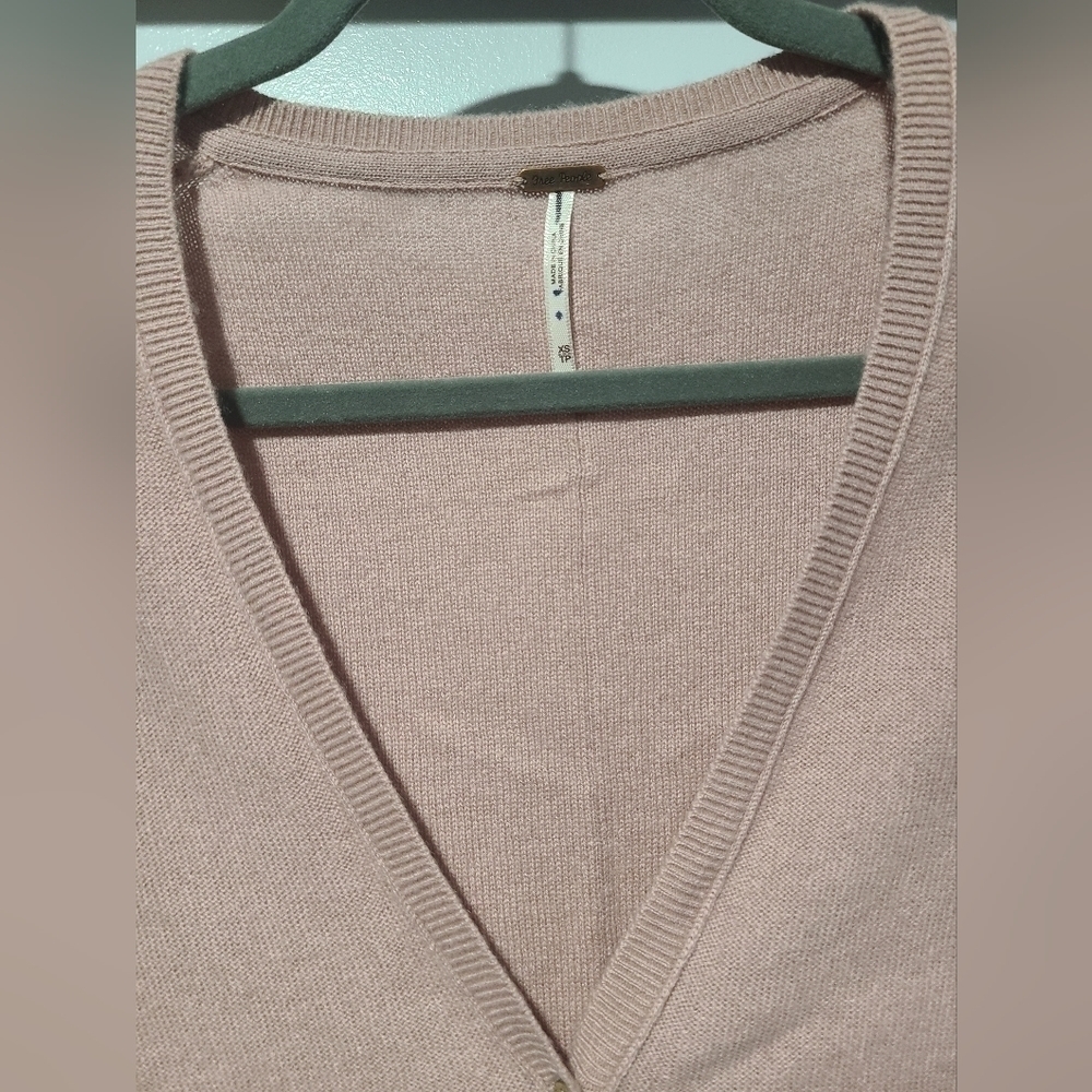 NWOT Free People Cardigan Cashmere/Silk size XS - Picture 5 of 6